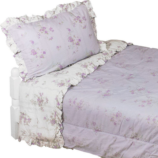 Best ideas about Shabby Chic King Bedding
. Save or Pin Shabby Chic King forter Set Purple Flowers Bedding Now.