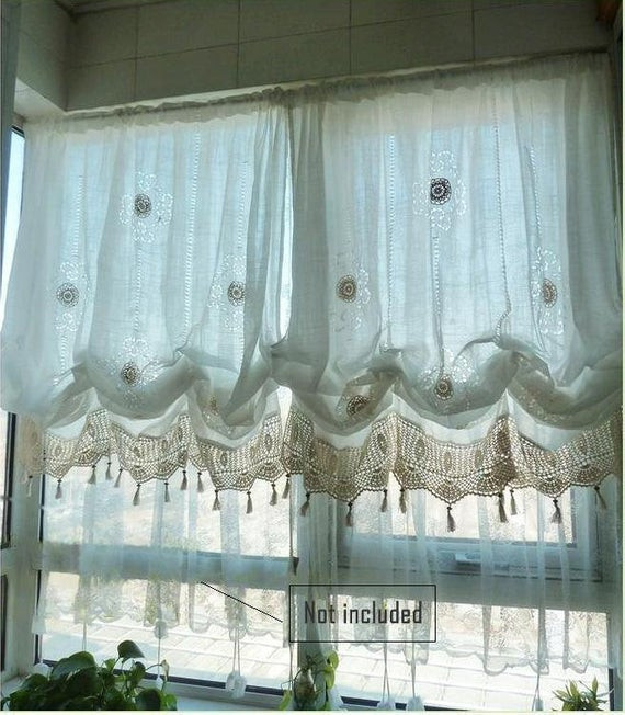 Best ideas about Shabby Chic Kitchen Curtains
. Save or Pin Shabby Chic Drawnwork bined Hand Crochet WHITE by qfunvalue Now.