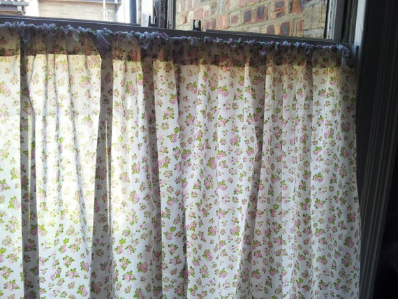 Best ideas about Shabby Chic Kitchen Curtains
. Save or Pin Window curtains shabby chic short curtains rose pattern Now.