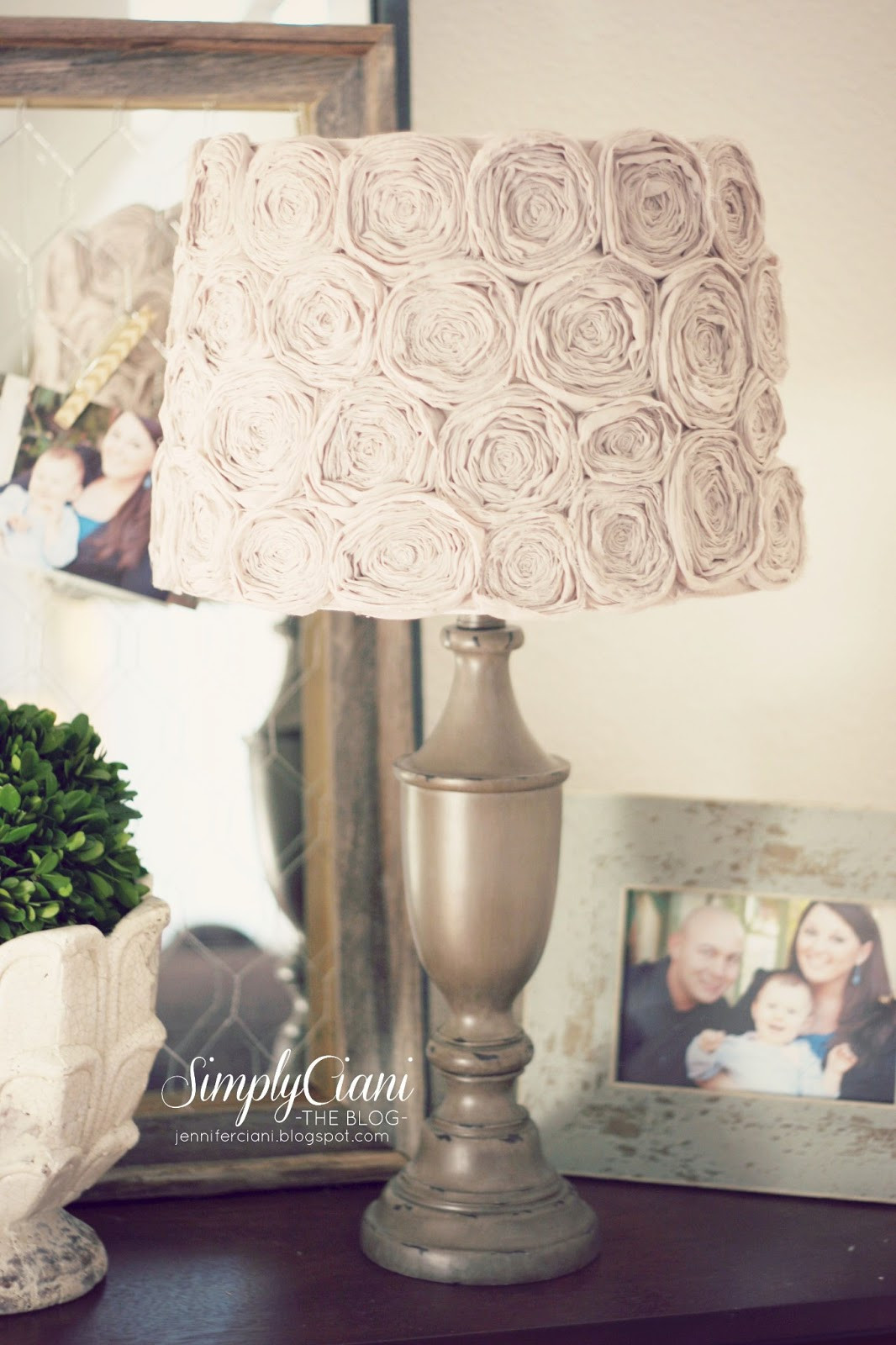 Best ideas about Shabby Chic Lamps
. Save or Pin Diy Shabby Chic Rosette Lamp Shade Now.