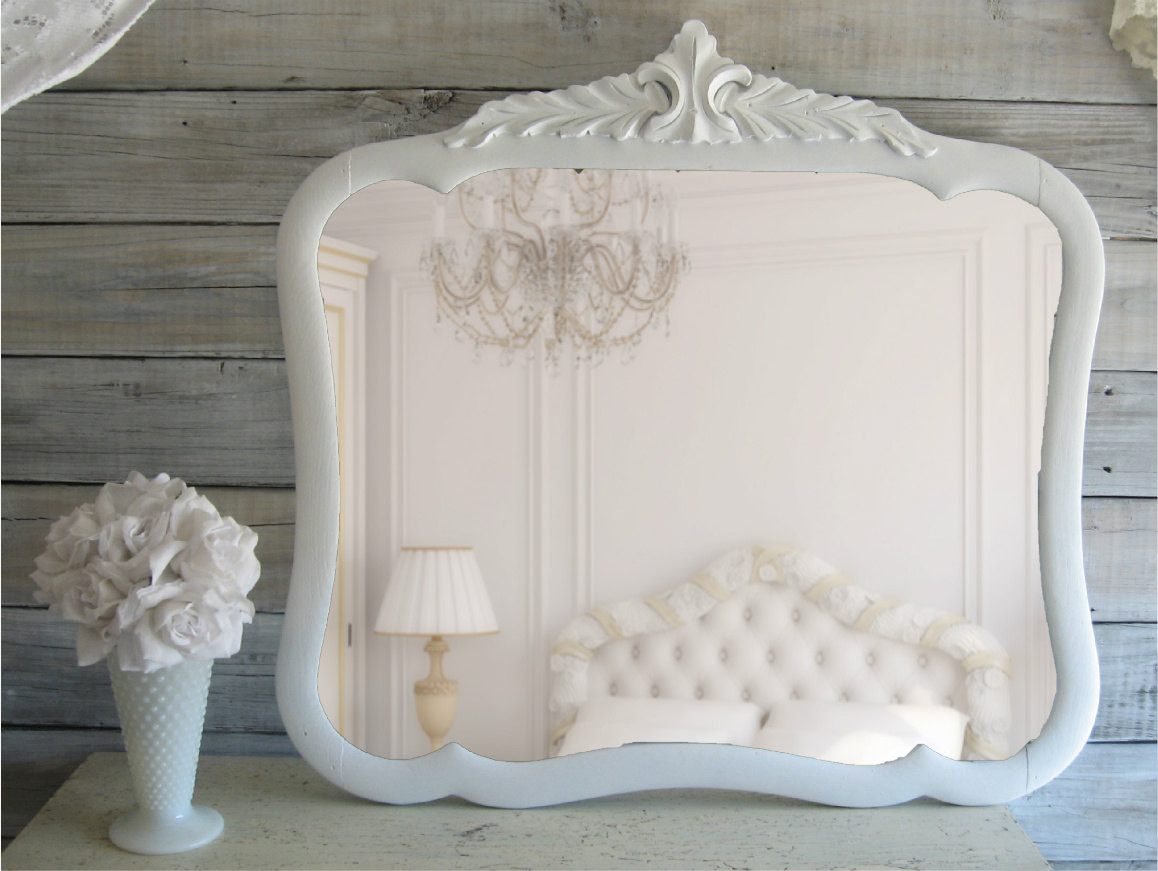 Best ideas about Shabby Chic Mirror
. Save or Pin Vintage Shabby Chic Mirror Cottage Chic French Country Now.
