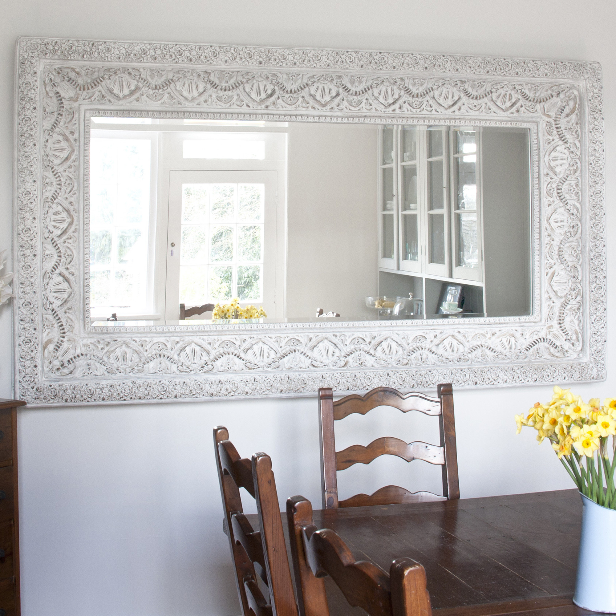 Best ideas about Shabby Chic Mirror
. Save or Pin Carved White Shabby Chic Mirror Now.