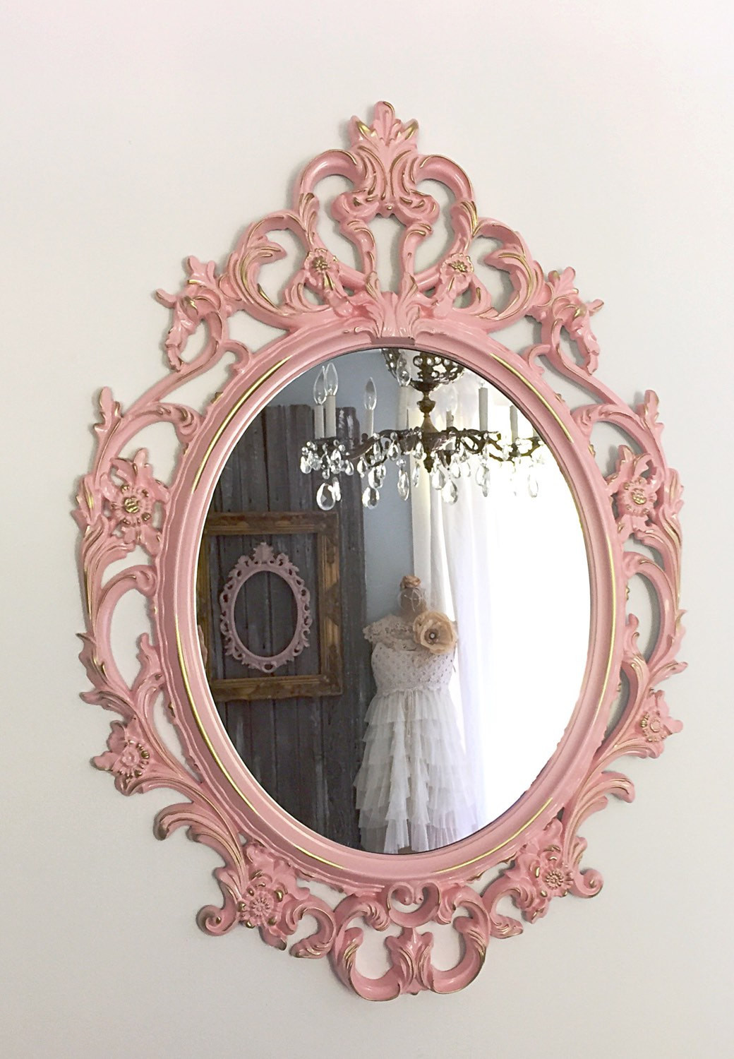 Best ideas about Shabby Chic Mirror
. Save or Pin Shabby Chic Mirror Wall Mirror Nursery Mirror by FarmHouseFare Now.