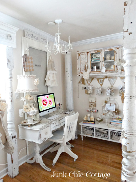Best ideas about Shabby Chic Office
. Save or Pin Charming Home Tour Junk Chic Cottage Town & Country Living Now.