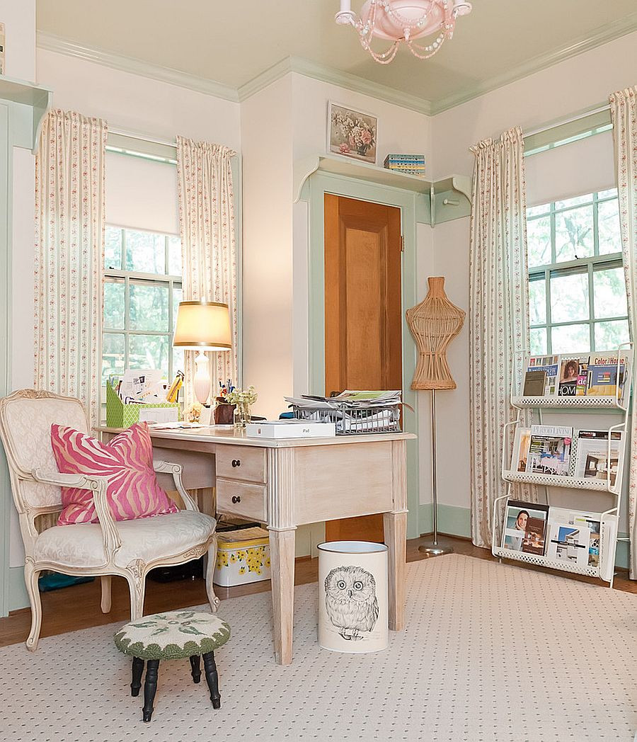 Best ideas about Shabby Chic Office
. Save or Pin 30 Gorgeous Shabby Chic Home fices and Craft Rooms Now.