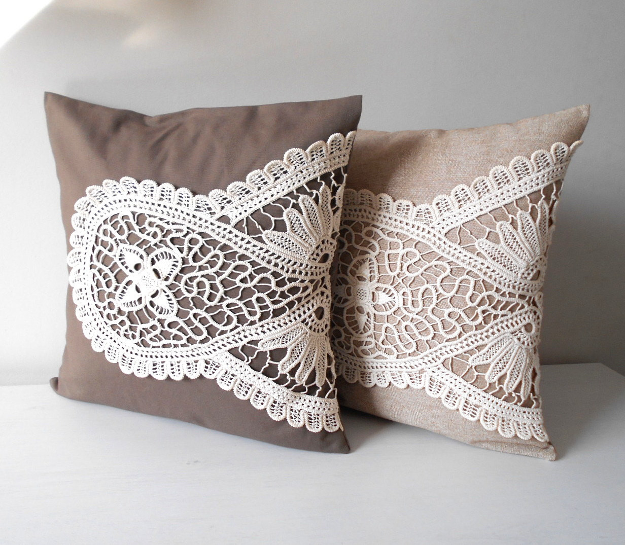 Best ideas about Shabby Chic Pillows
. Save or Pin Shabby Chic Pillow Set Lace Pillow Covers Rustic Home Decor Now.