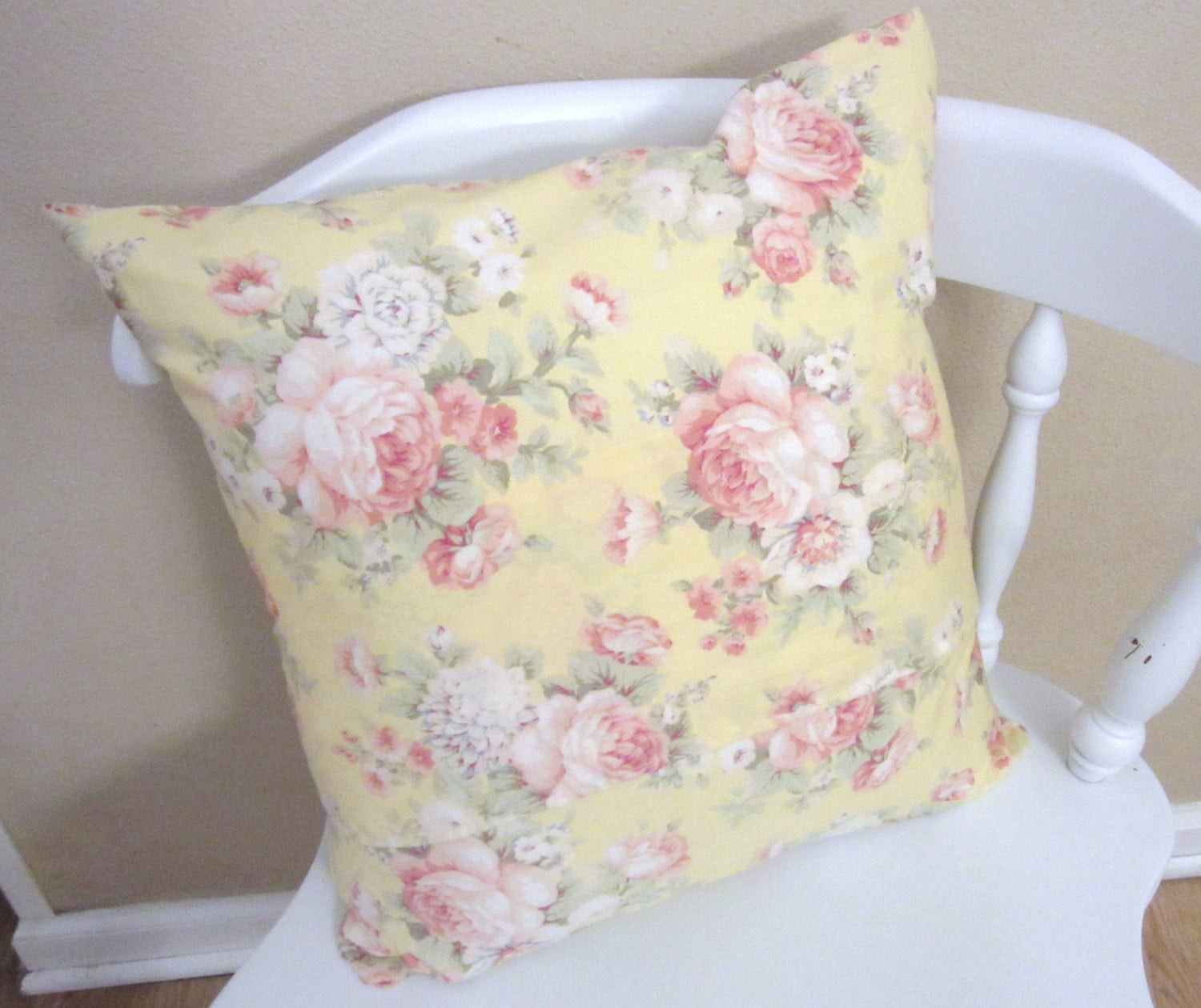 Best ideas about Shabby Chic Pillows
. Save or Pin Shabby Chic Yellow Vintage Rose Pillow by Peaceofmindpillows Now.