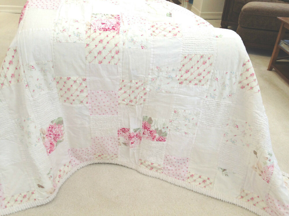 Best ideas about Shabby Chic Quilts
. Save or Pin Simply Shabby Chic Cotton White & Pink Rose Chenille Now.
