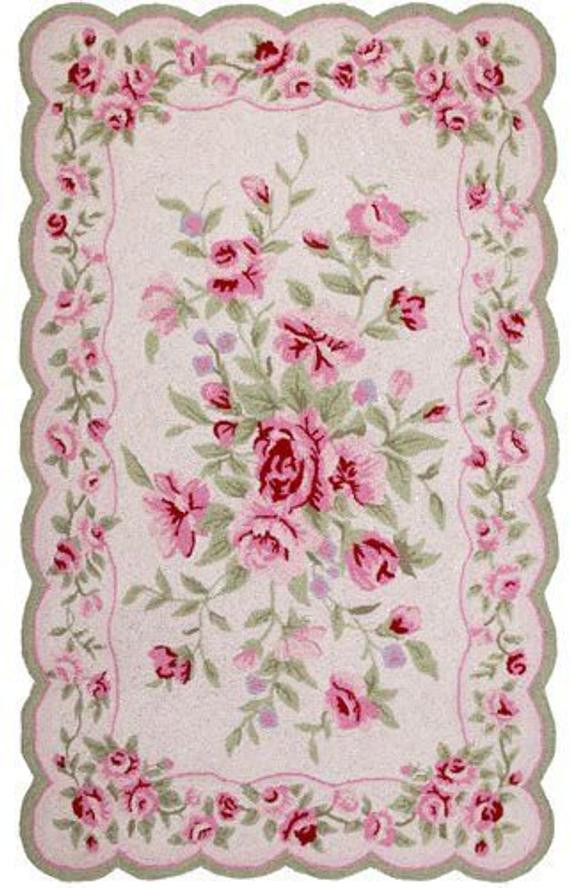 Best ideas about Shabby Chic Rug
. Save or Pin Shabby Victorian floral dollhouse miniature rug carpet Now.