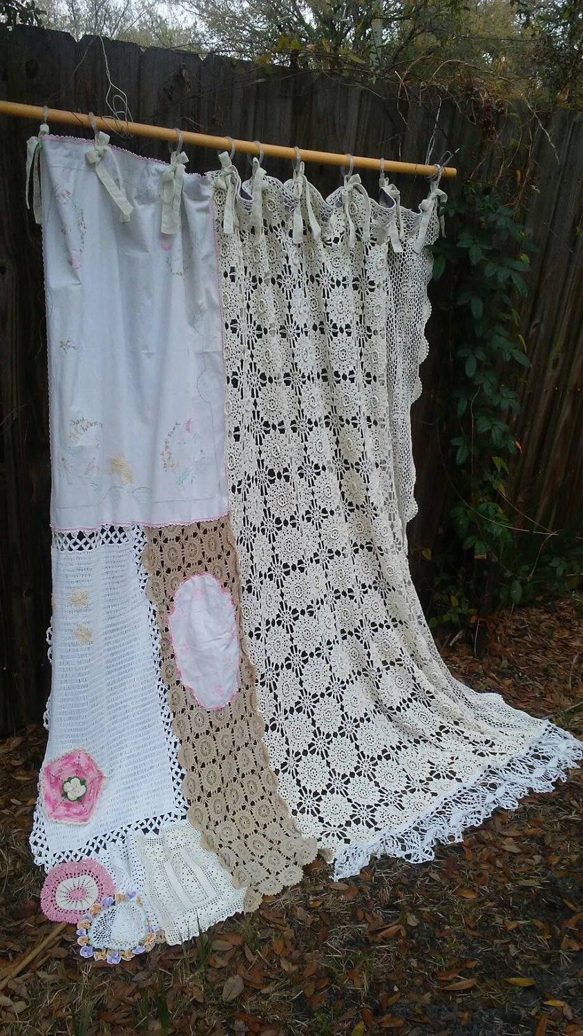 Best ideas about Shabby Chic Shower Curtains
. Save or Pin Shabby Chic Shower Curtain Vintage Crochet Vintage Now.