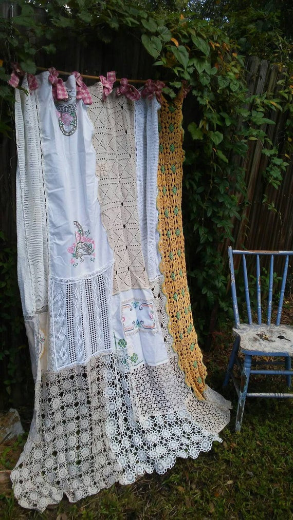 Best ideas about Shabby Chic Shower Curtains
. Save or Pin Shabby Chic Shower Curtain Vintage Crochet Vintage Now.