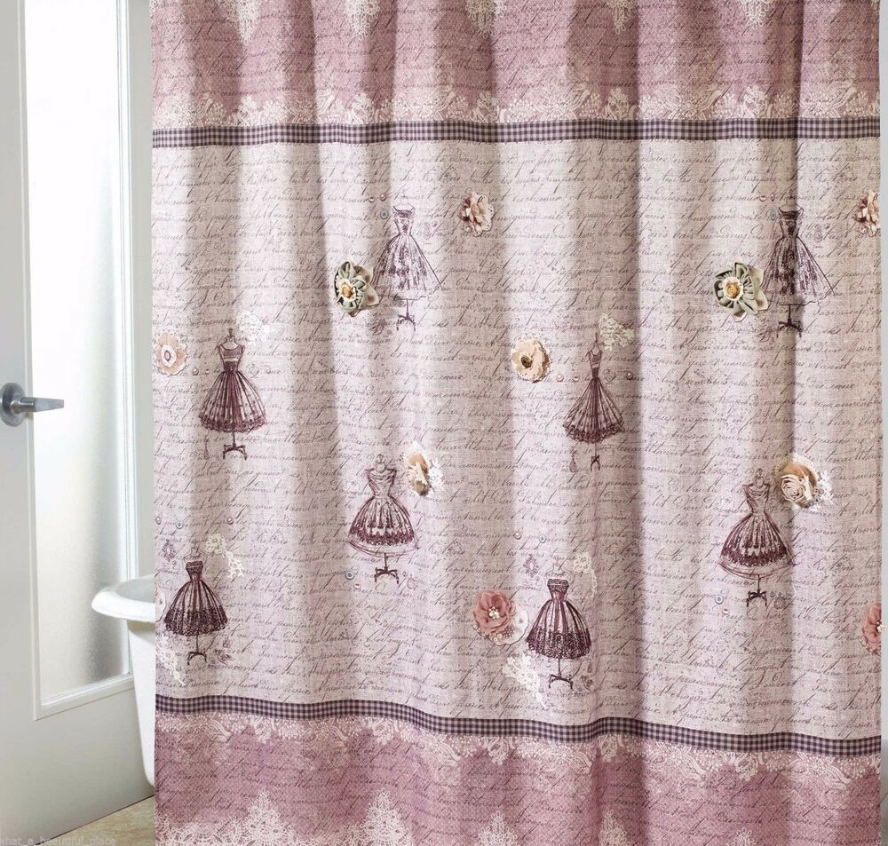 Best ideas about Shabby Chic Shower Curtains
. Save or Pin Avanti Juliet Shower Curtain Vintage French Script Shabby Now.