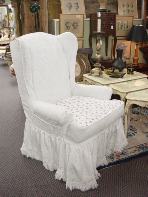 Best ideas about Shabby Chic Slipcovers For Wingback Chairs
. Save or Pin Newport Avenue Antiques VINTAGE SHABBY CHIC CUSTOM Now.