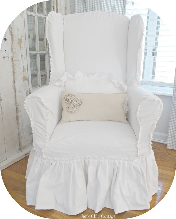Best ideas about Shabby Chic Slipcovers For Wingback Chairs
. Save or Pin Junk Chic Cottage Happy Sunday Ahaaa This is exactly Now.