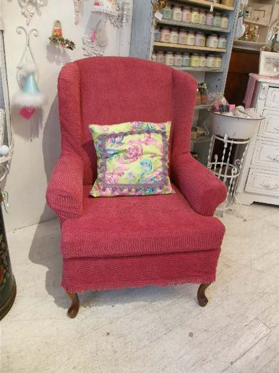 Best ideas about Shabby Chic Slipcovers For Wingback Chairs
. Save or Pin shabby wingback chair chic slipcovered vintage chenille Now.
