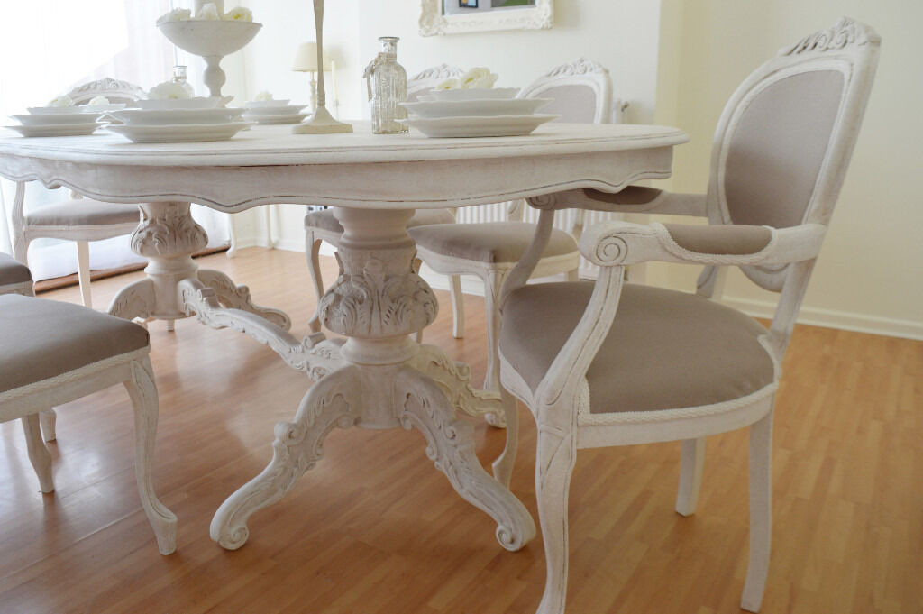 Best ideas about Shabby Chic Table
. Save or Pin SUMMER DEAL Antique Shabby Chic Dining Table & Six Now.