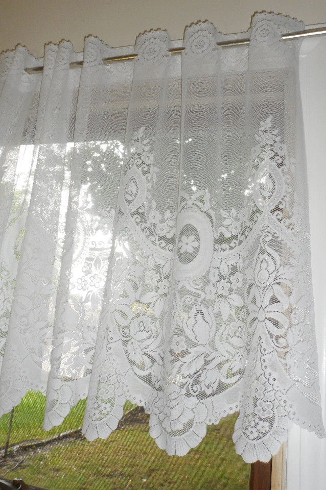 Best ideas about Shabby Chic Valance
. Save or Pin Vintage Victorian Rose Shabby Cottage Chic White Lace Now.