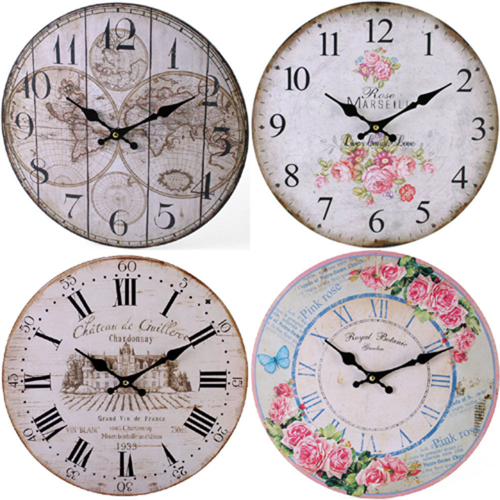 Best ideas about Shabby Chic Wall Clock
. Save or Pin wooden wall clocks shabby chic Now.