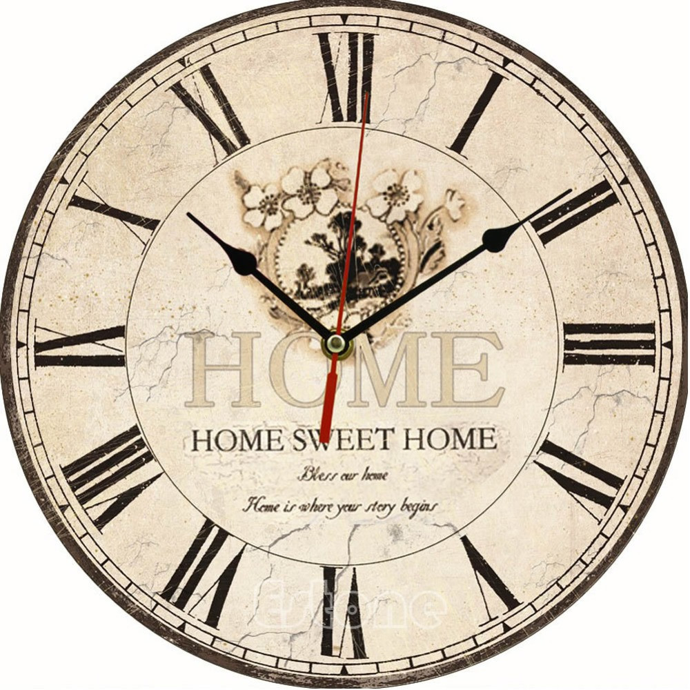 Best ideas about Shabby Chic Wall Clock
. Save or Pin Vintage Flower Wooden Wall Clock Kitchen Antique Now.