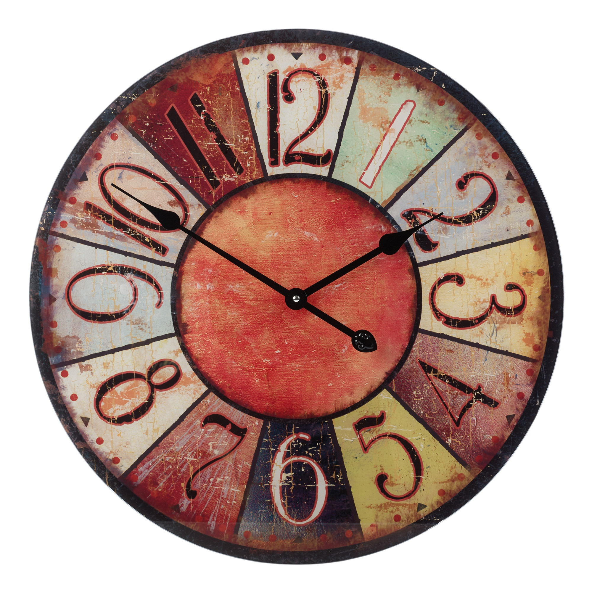Best ideas about Shabby Chic Wall Clock
. Save or Pin 57cm Round Glass Shabby Wall Clock Vintage Retro Now.