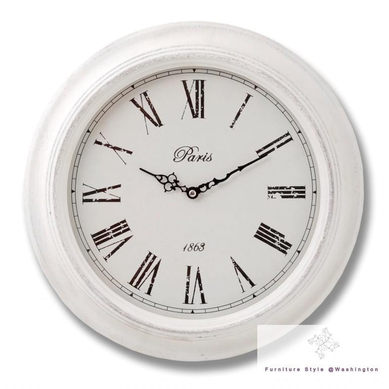 Best ideas about Shabby Chic Wall Clock
. Save or Pin Wall Clocks Kitchen Shabby Chic Vintage Station Now.