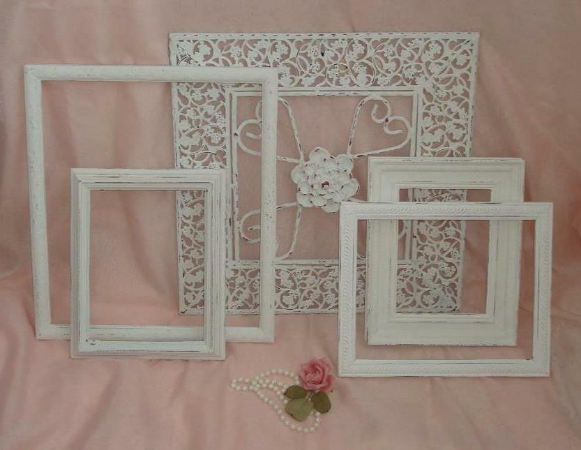 Best ideas about Shabby Chic Wall Decor
. Save or Pin Picture Frames & Metal Wall Decor Chic Shabby Lacy White Now.