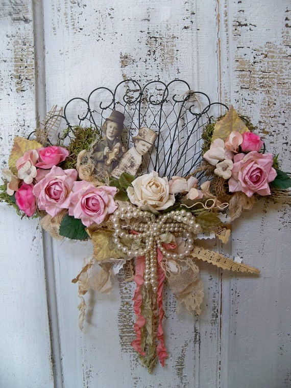 Best ideas about Shabby Chic Wall Decor
. Save or Pin Shabby chic Victorian fan decorated wall decor by Now.