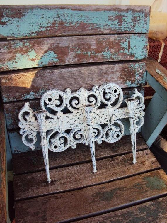 Best ideas about Shabby Chic Wall Sconces
. Save or Pin Vintage Shabby Chic Candelabra Wall Sconce Candle Holder Now.