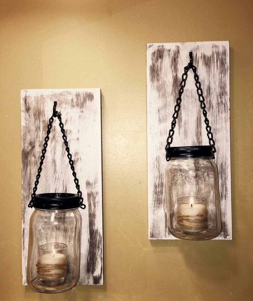 Best ideas about Shabby Chic Wall Sconces
. Save or Pin Hillbilly Mason Jar Sconces rustic wall sconces shabby chic Now.