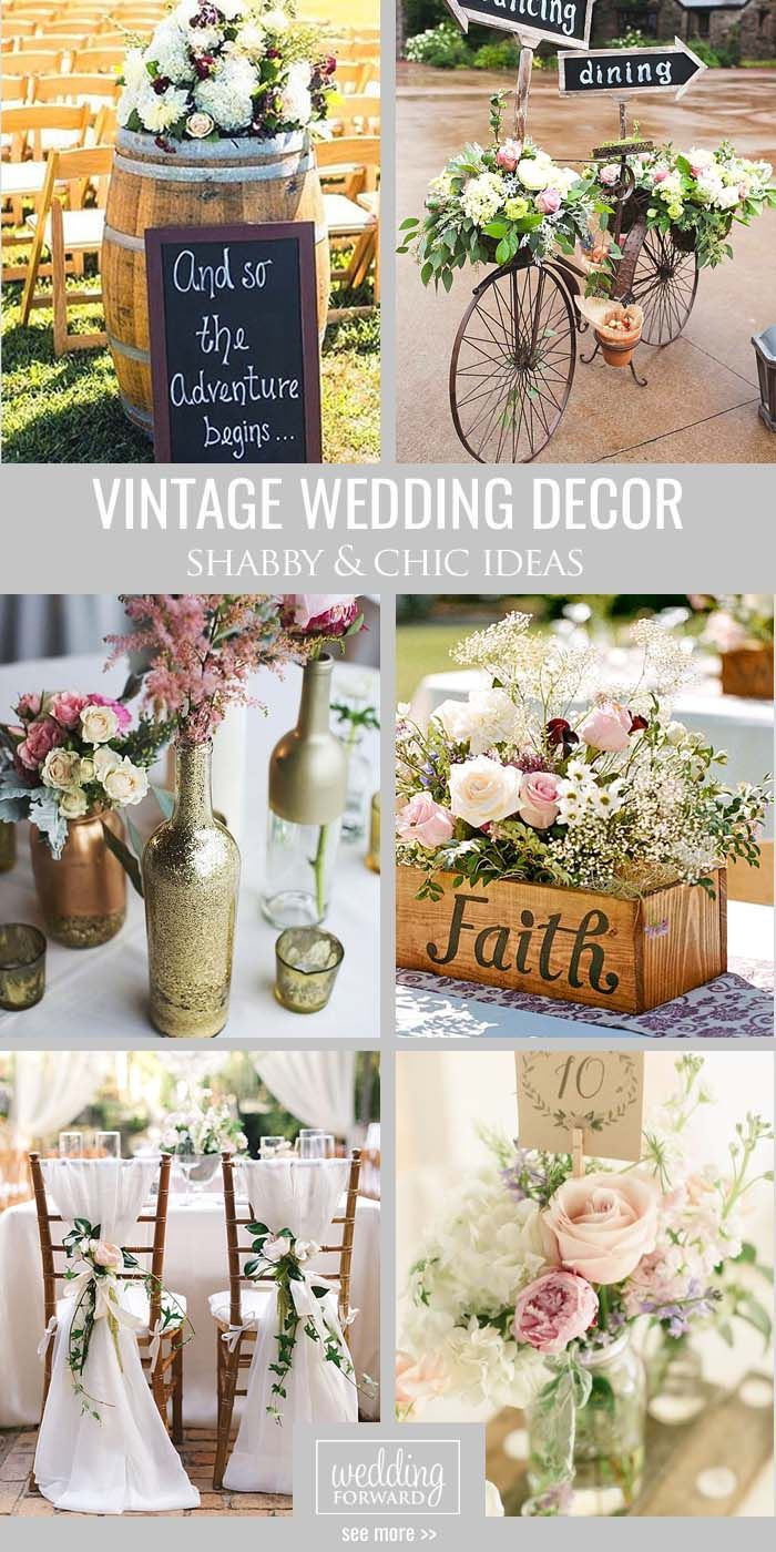 Best ideas about Shabby Chic Wedding Decor
. Save or Pin Shabby & Chic Vintage Wedding Decor Ideas Now.