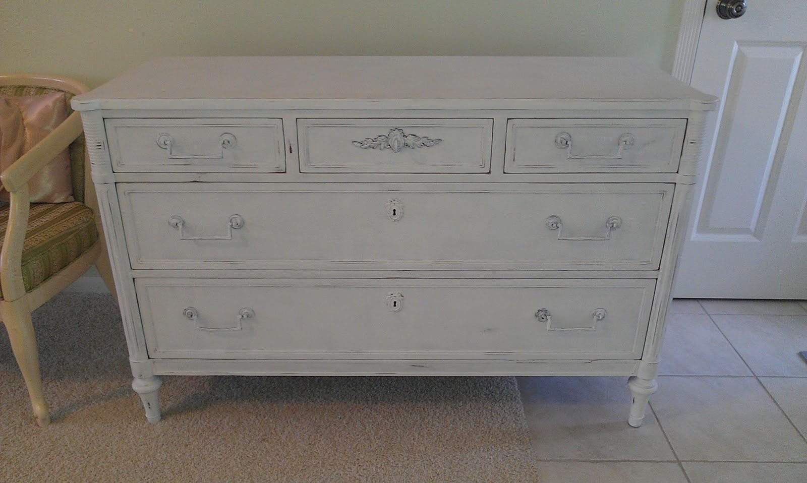 Best ideas about Shabby Chic White Dresser
. Save or Pin Thrifty Treasures White Shabby Chic Dresser Now.
