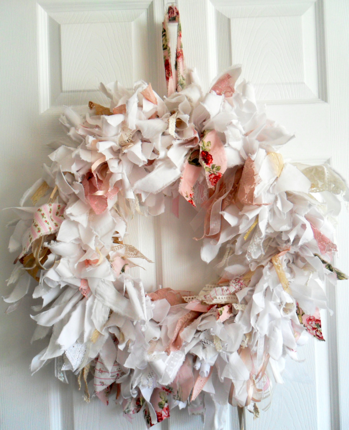 Best ideas about Shabby Chic Wreath
. Save or Pin large fabric wreath rag wreath shabby chic wreath wedding Now.