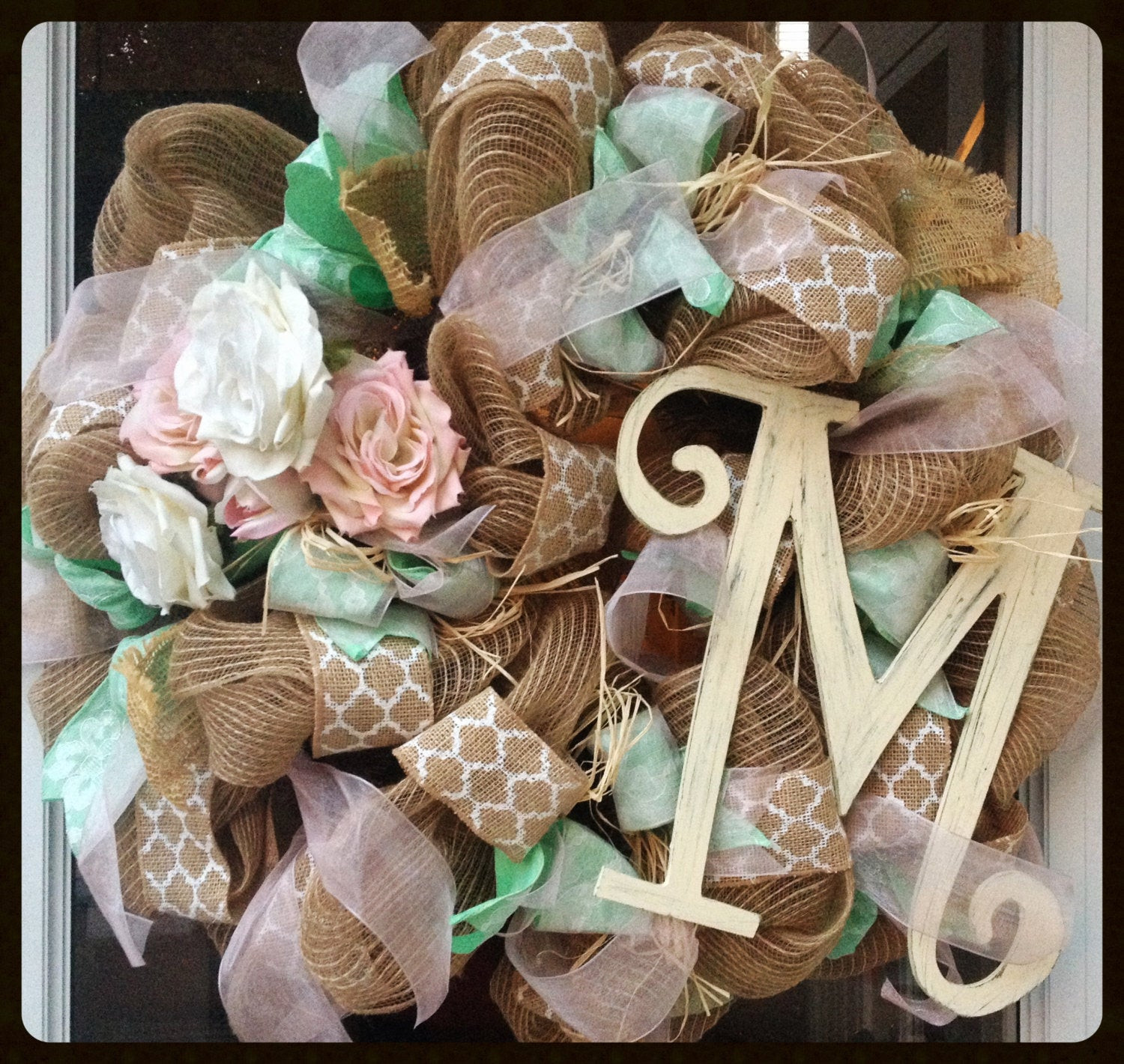 Best ideas about Shabby Chic Wreath
. Save or Pin Shabby Chic Wreath Burlap Wreath Floral Wreath Wedding Now.