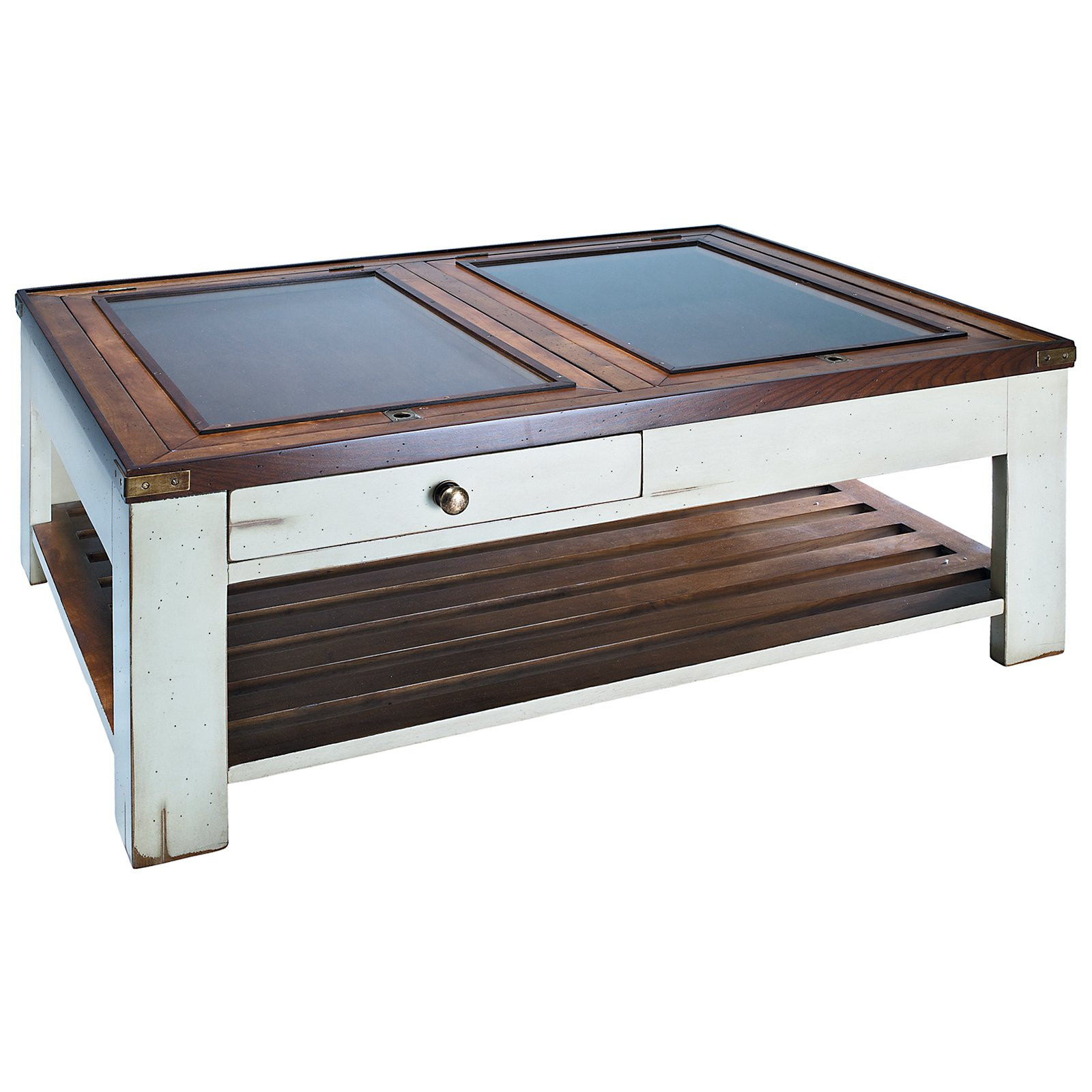 Best ideas about Shadow Box Coffee Table
. Save or Pin Authentic Models Gallery Shadow Box Coffee Table Ivory at Now.