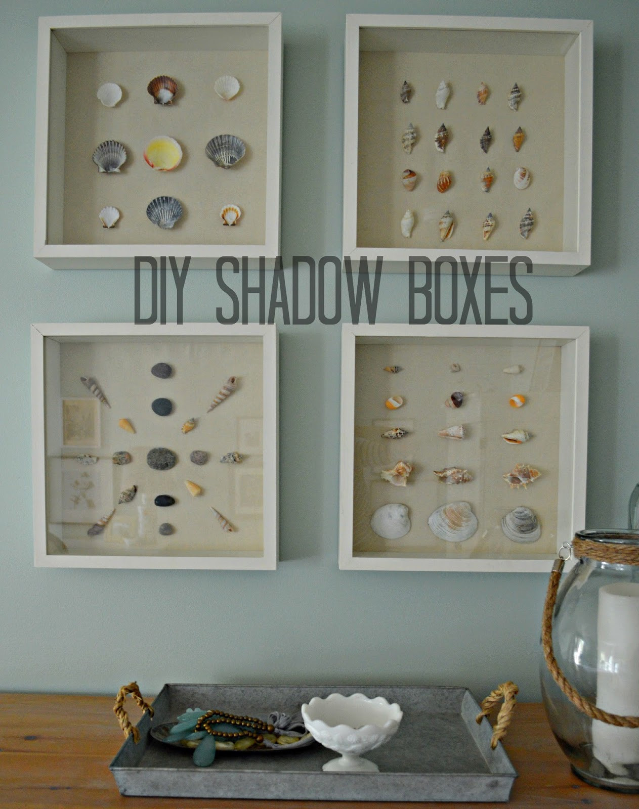 Best ideas about Shadow Box DIY
. Save or Pin Right up my alley DIY Shadow Box and Shell Art Now.