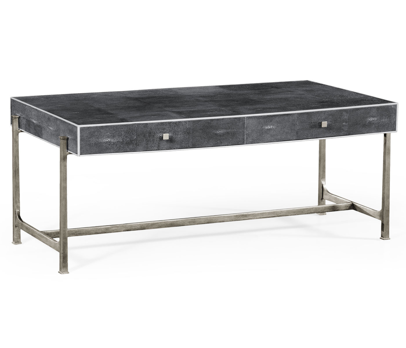 Best ideas about Shagreen Coffee Table
. Save or Pin Anthracite Faux Shagreen Coffee Table for Silver Base Now.