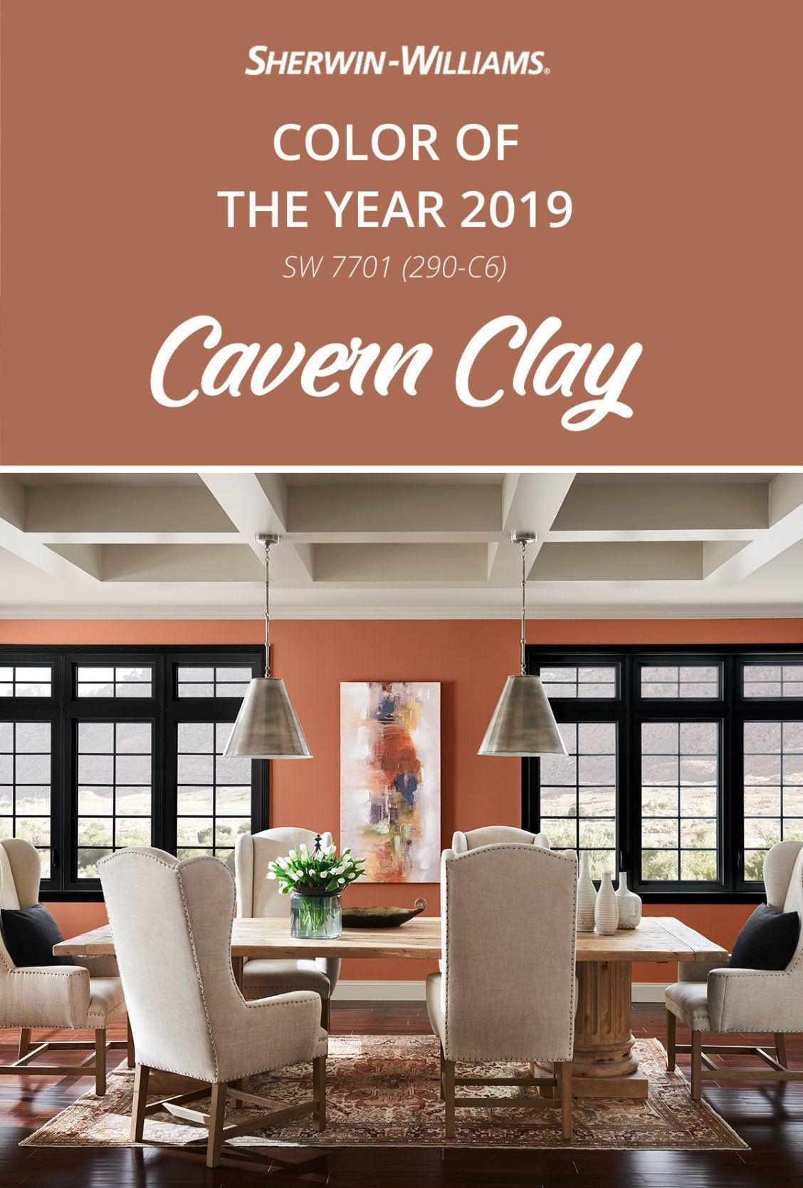 Best ideas about Sherwin Williams Paint Colors 2019
. Save or Pin Modern décor pairs perfectly with Cavern Clay SW 7701 the Now.