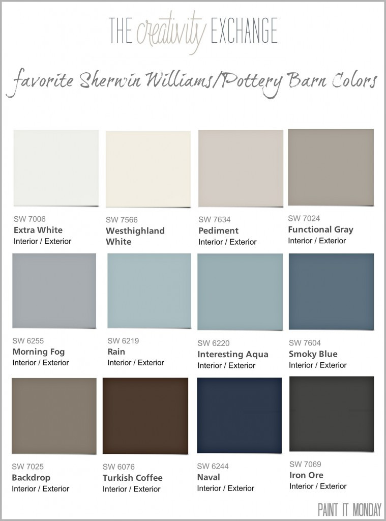 Best ideas about Sherwin Williams Paint Colors
. Save or Pin Favorite Pottery Barn Paint Colors 2014 Collection Paint Now.