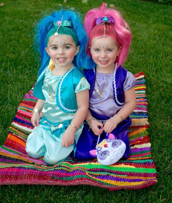 Best ideas about Shimmer And Shine Costume DIY
. Save or Pin Shimmer and shine costume Halloween dress up party shine Now.