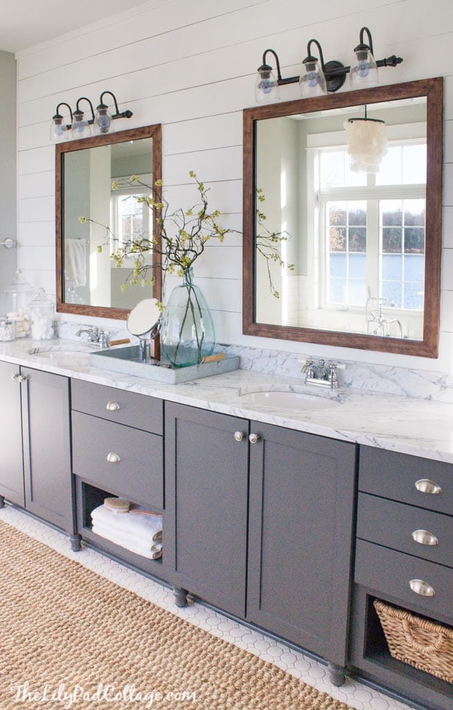 Best ideas about Shiplap In Bathroom
. Save or Pin Lake House Master Bath Makeover The Lilypad Cottage Now.