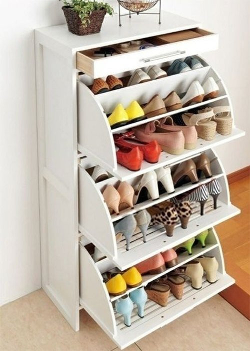 Best ideas about Shoe Storage Ideas For Small Spaces
. Save or Pin Shoe Cabinet Ideas Now.