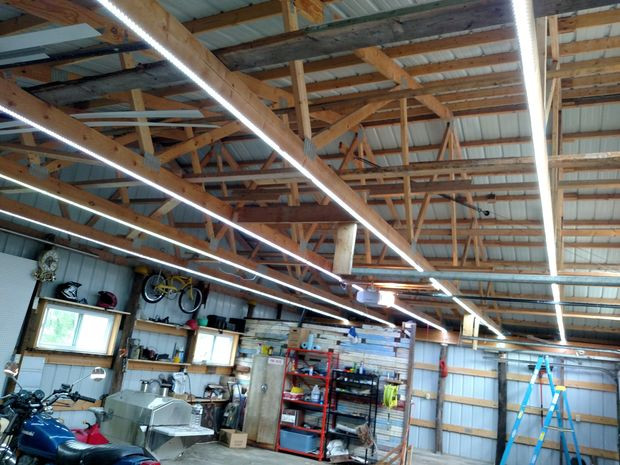 Best ideas about Shop Lights For Garage
. Save or Pin Inexpensive garage lights from LED strips Now.