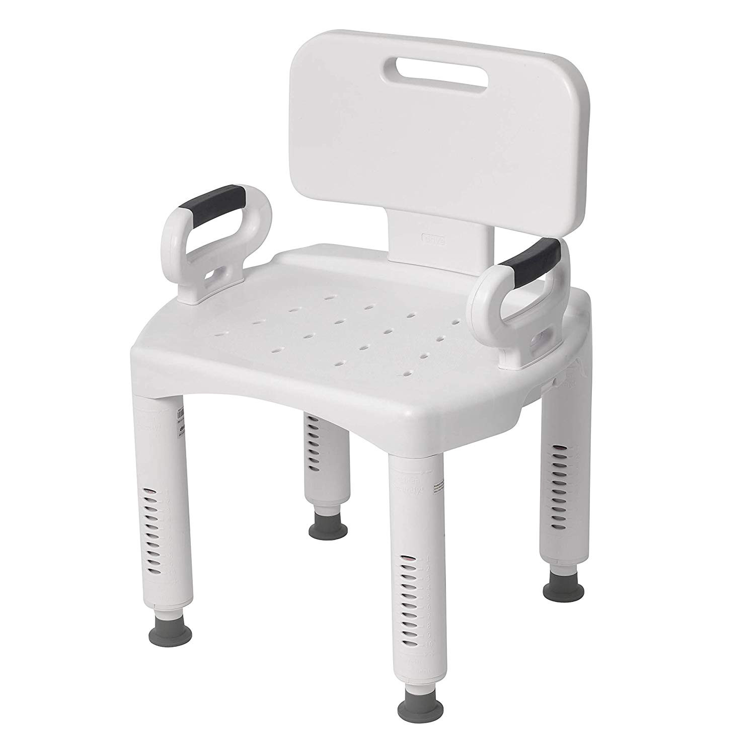 Best ideas about Shower Chair Amazon
. Save or Pin Drive Medical Bath Shower Chair With Back Arms Senior Now.