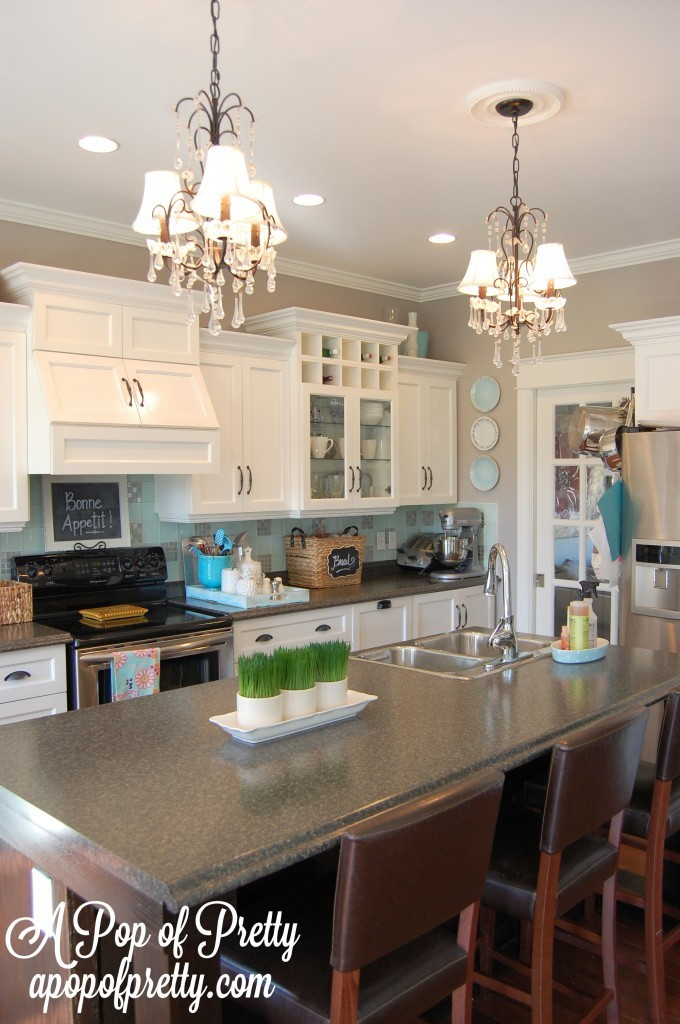 Best ideas about Silver Kitchen Decor
. Save or Pin White kitchen with gray walls Benjamin Moore Navajo White Now.