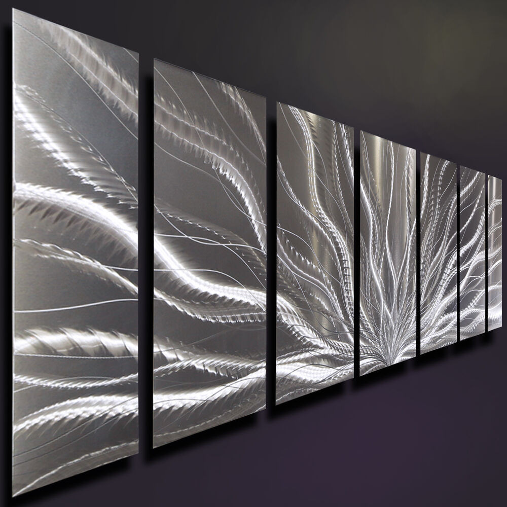 Best ideas about Silver Wall Art
. Save or Pin Silver Metal Wall Art Modern Metal Wall Decor by Galactic Now.