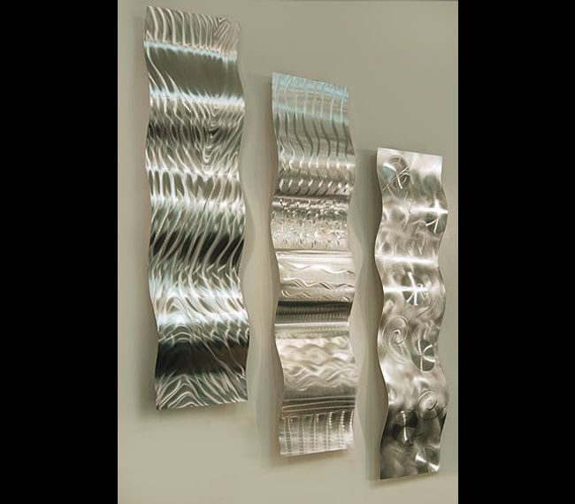 Best ideas about Silver Wall Art
. Save or Pin Forces Nature Modern Abstract Silver Metal Wall Art Now.