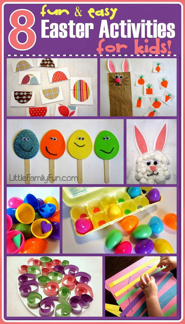 Best ideas about Simple Activities For Kids
. Save or Pin FUN & EASY Easter crafts & activities for kids Cute ideas Now.