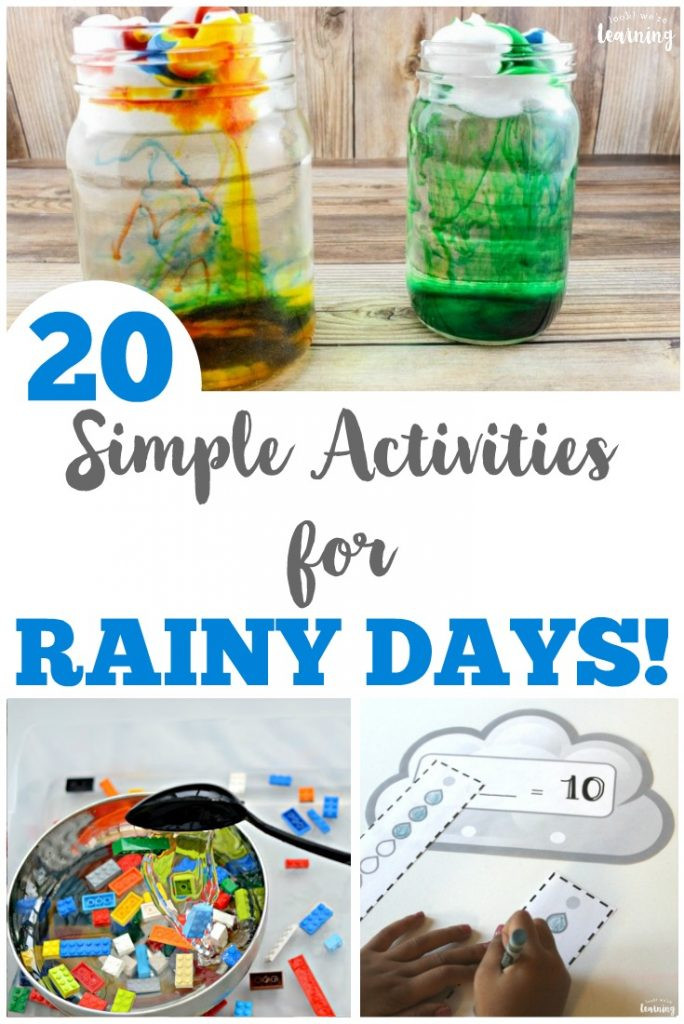 Best ideas about Simple Activities For Kids
. Save or Pin 20 Simple Rainy Day Activities for Kids Look We re Now.