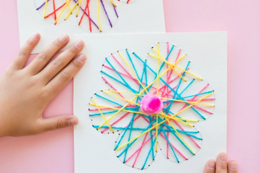 Best ideas about Simple Art And Craft For Kids
. Save or Pin 11 fun and easy flower crafts for kids to make this spring Now.