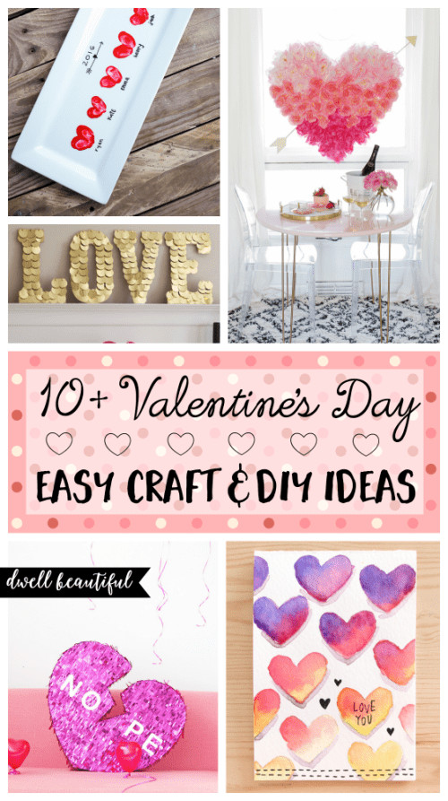 Best ideas about Simple Craft Ideas For Adults
. Save or Pin 10 Easy Valentine s Day DIY Craft Ideas for Adults Now.